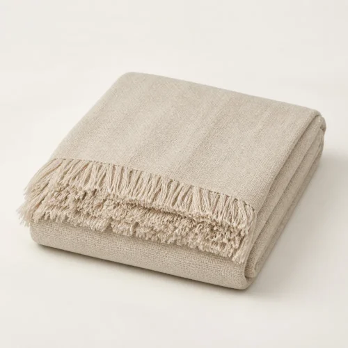 Pled din bumbac organic 130x170cm